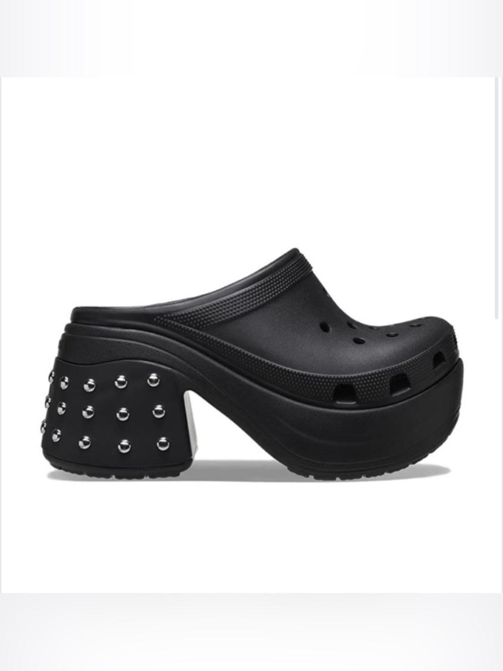 CROCS Black Siren Studded Clog Footwear